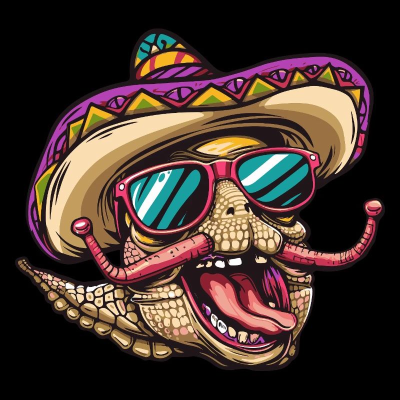 Schnecke Lustig Sombrero