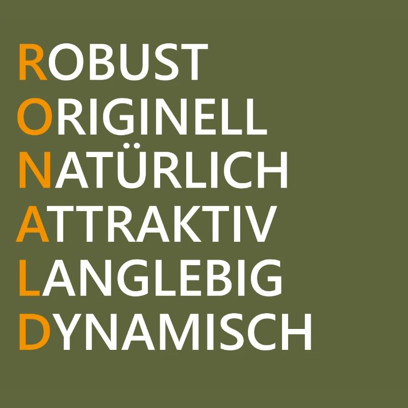Ronald Name Geschenk
