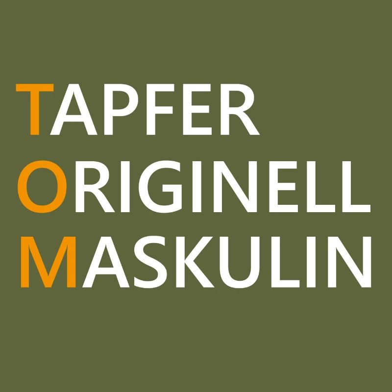 Tom Name Geschenk