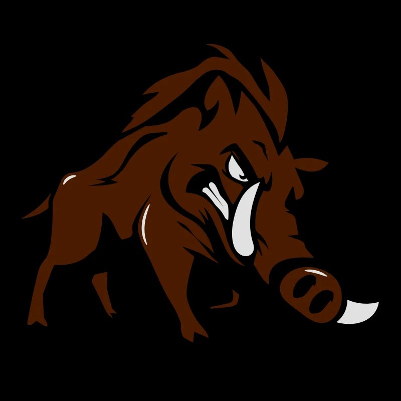 Wild boar dangerous