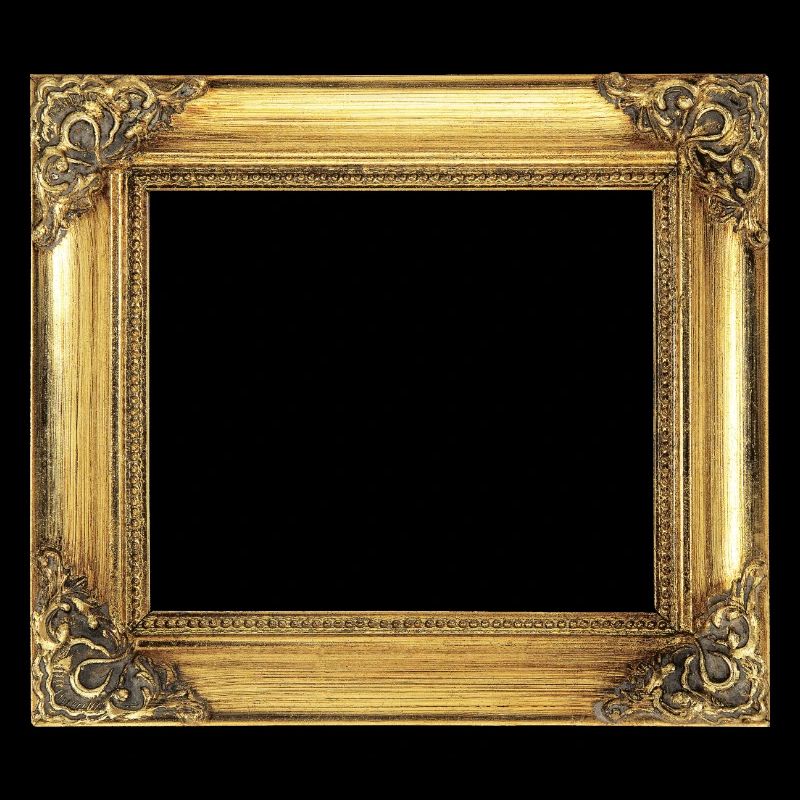 🖼️ Cadre d’image dorée décoré