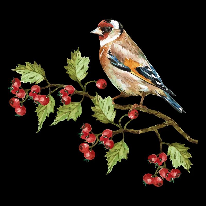 Bunter Vogel
