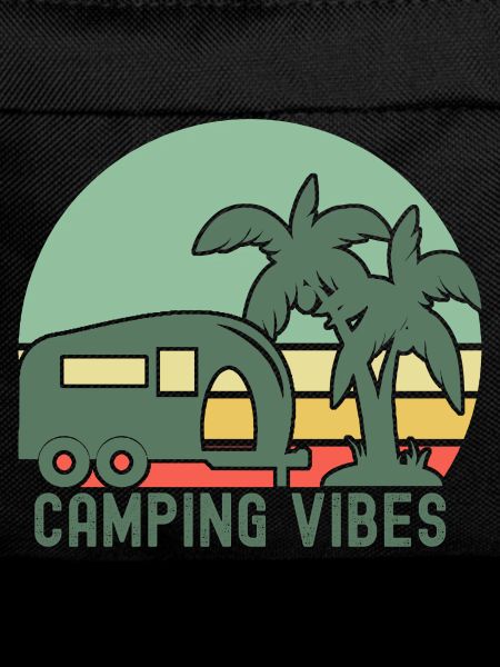 Retro Camping Vibes Illustration