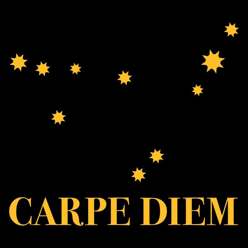 Carpe Diem nutze den Tag Sternbild Steinbock Deneb