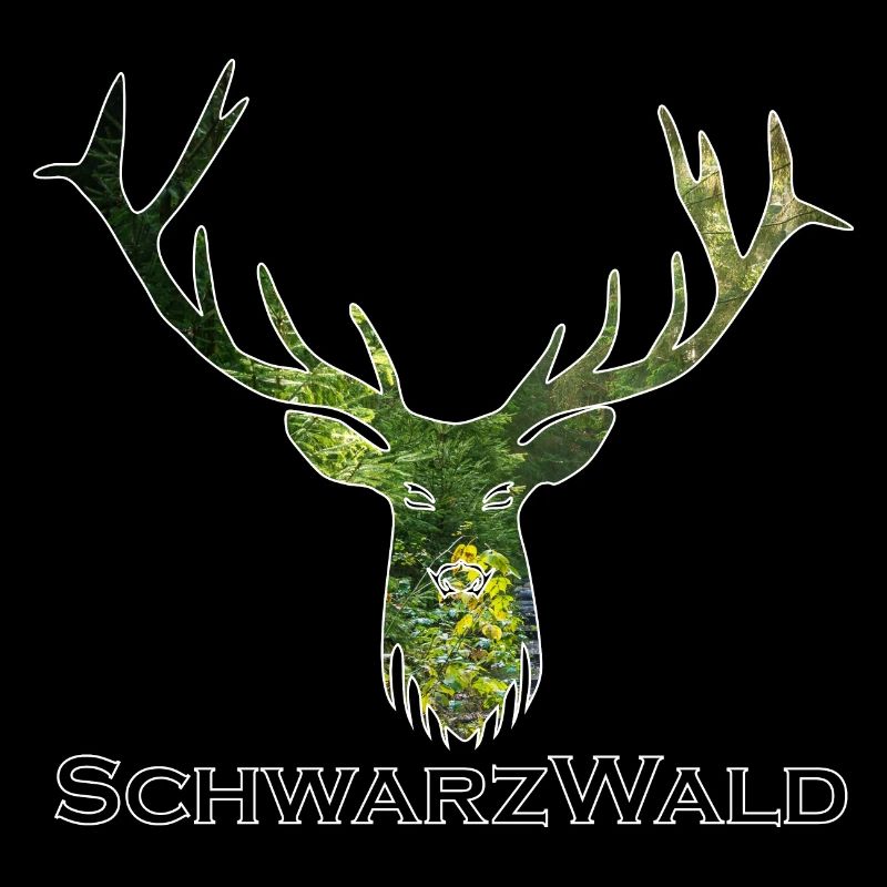 Schwarzwald Hirsch - Wald