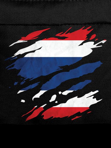 Thailand - National flag, scratches, cracks