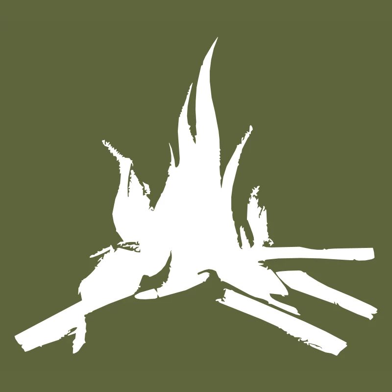 Campfire Camping Nature Forest Fire Vector 10
