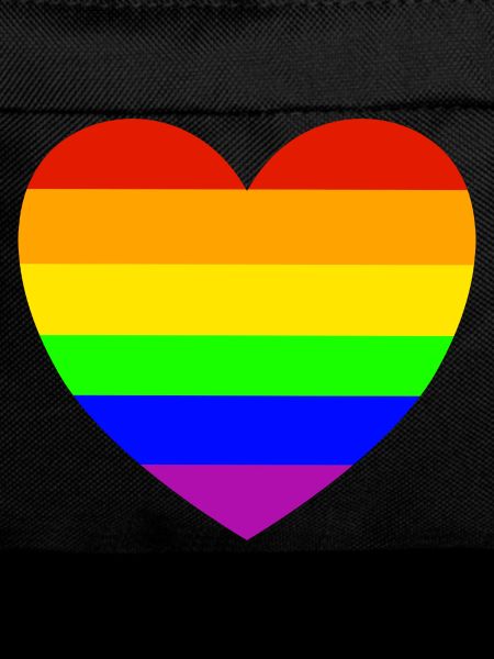 Rainbow Heart Pride Design