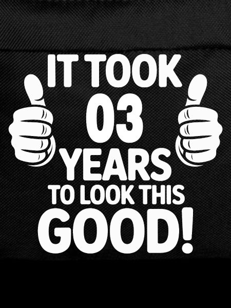 Celebratory 3rd Birthday T-Shirt Design