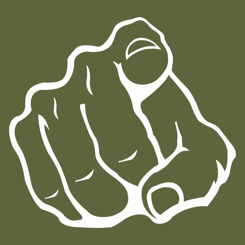 Zeigefinger Silhouette