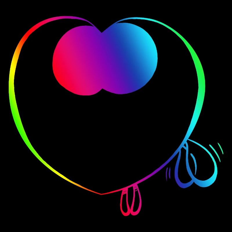 Cute rainbow trickster