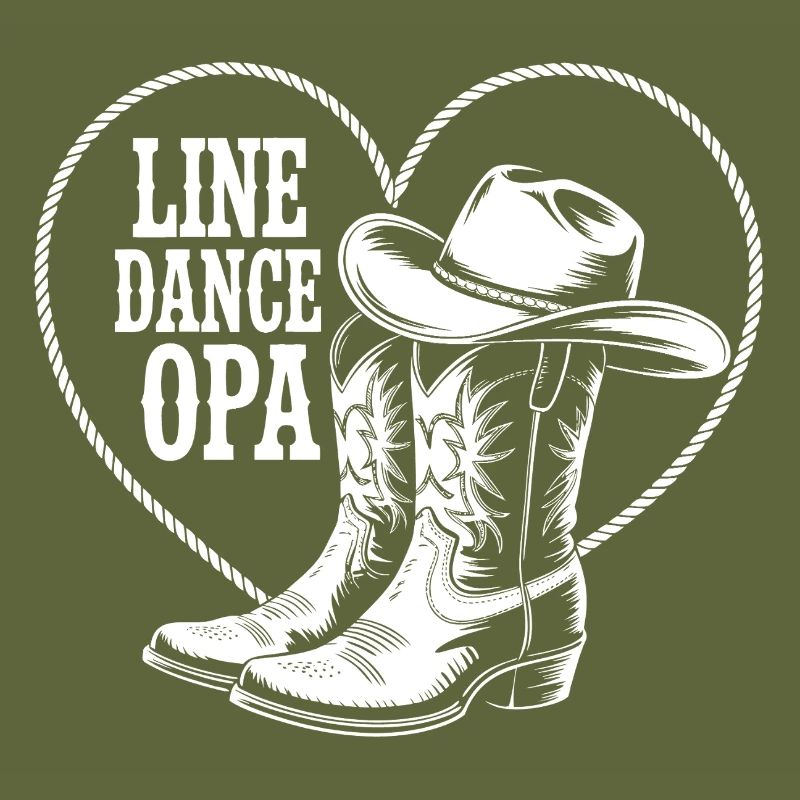 Line Dance OPA Boots Herz