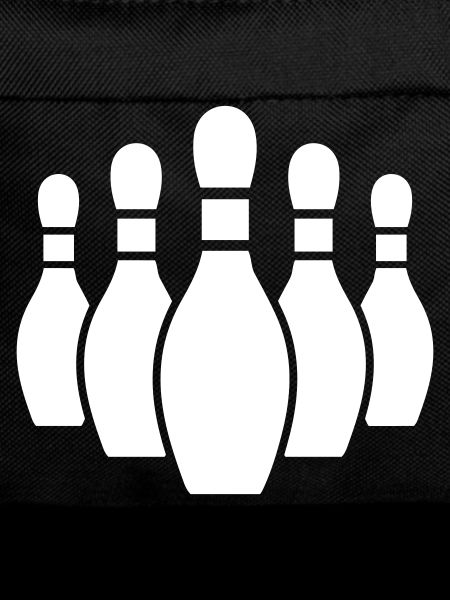 Bowling Pins Silhouette