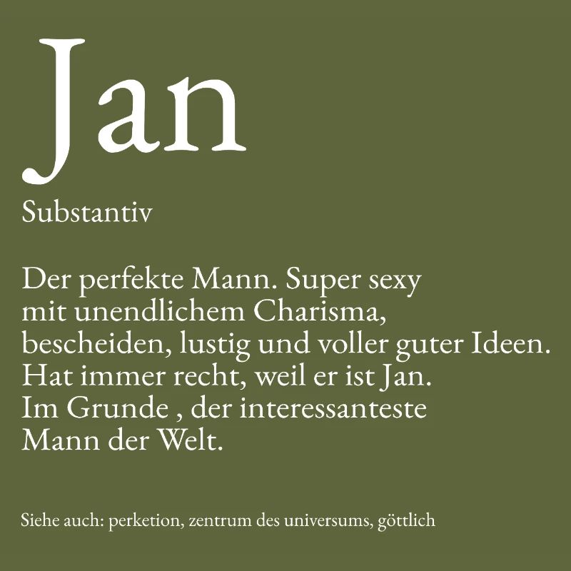 Jan Dictionary Explanation First Name Jan