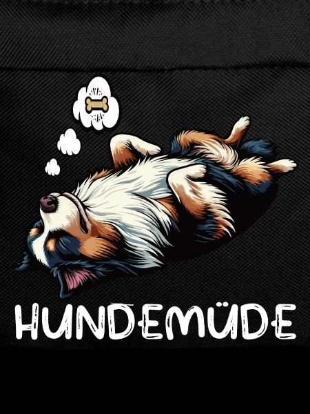 Hundemüde Australian Shepherd Aussie Aussiehalter