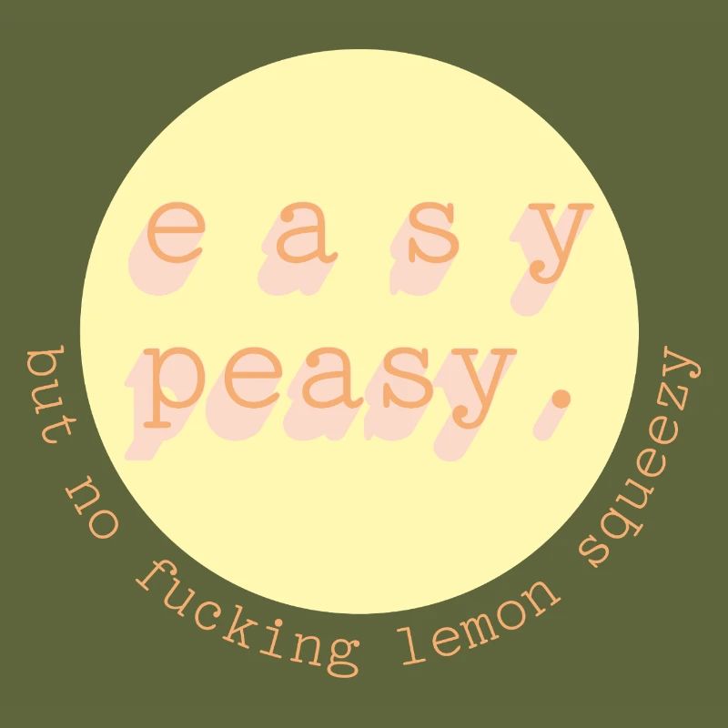 Easy Peasy Lemon Circle