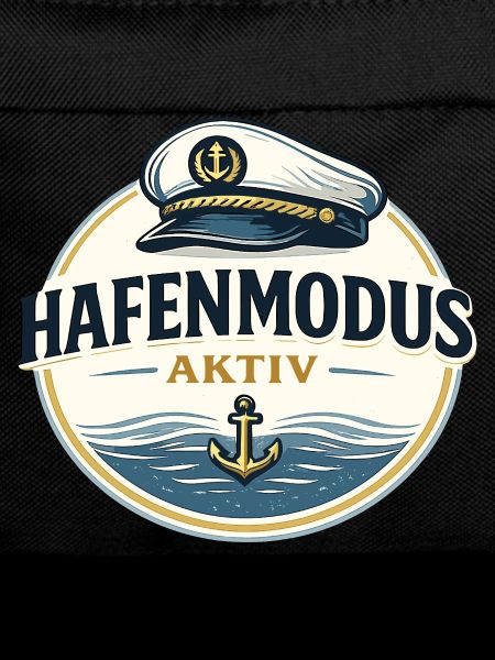 Hafenmodus aktiv maritimer Anker Spruch