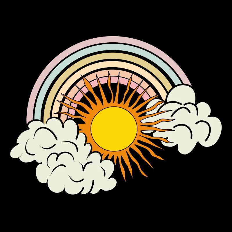 sonne wolken regenbogen