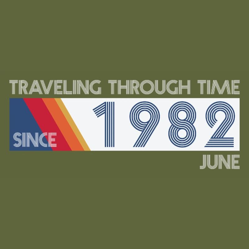 Funny Zeitreise Geburtstags Design Juni 1982