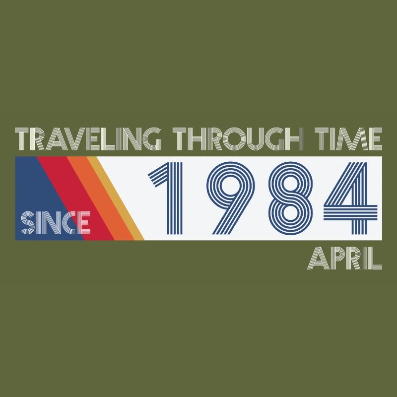 Funny Zeitreise Geburtstags Design April 1984