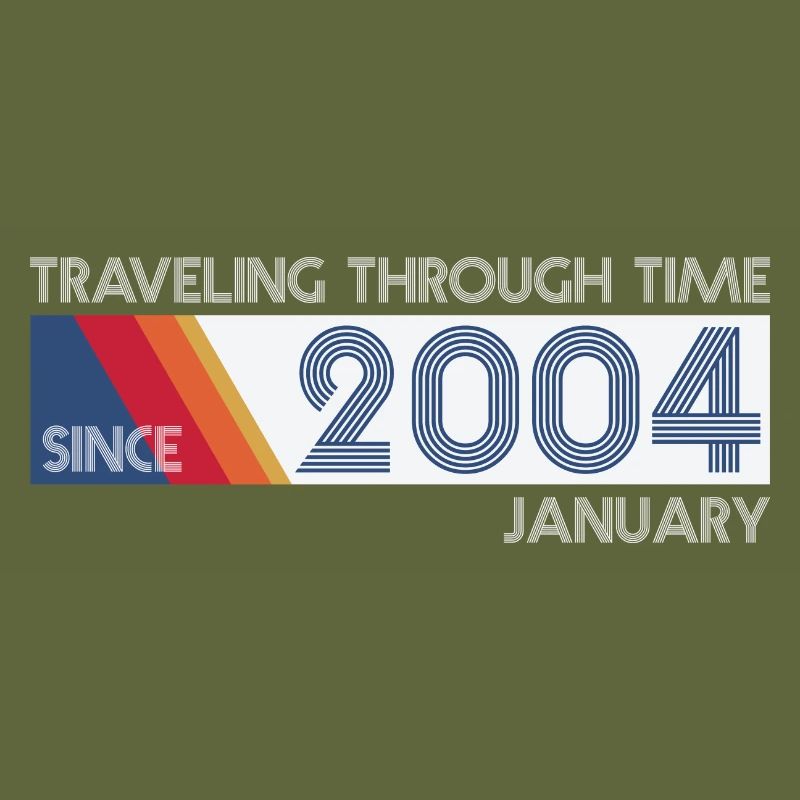 Funny Zeitreise Geburtstags Design January 2004