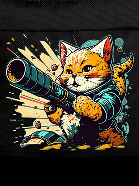 Cat and bazooka