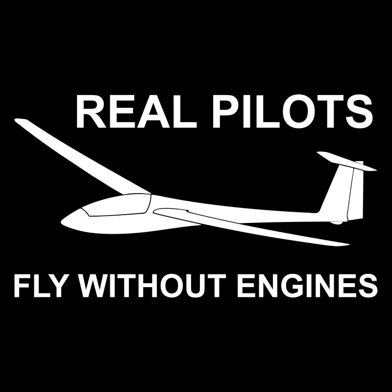 Pilot glider pilot gliding real funny gift