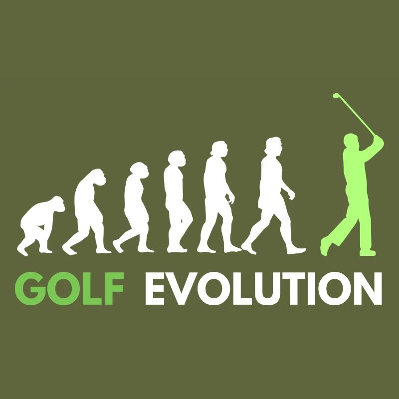 Golf Evolution Golfer Golfen