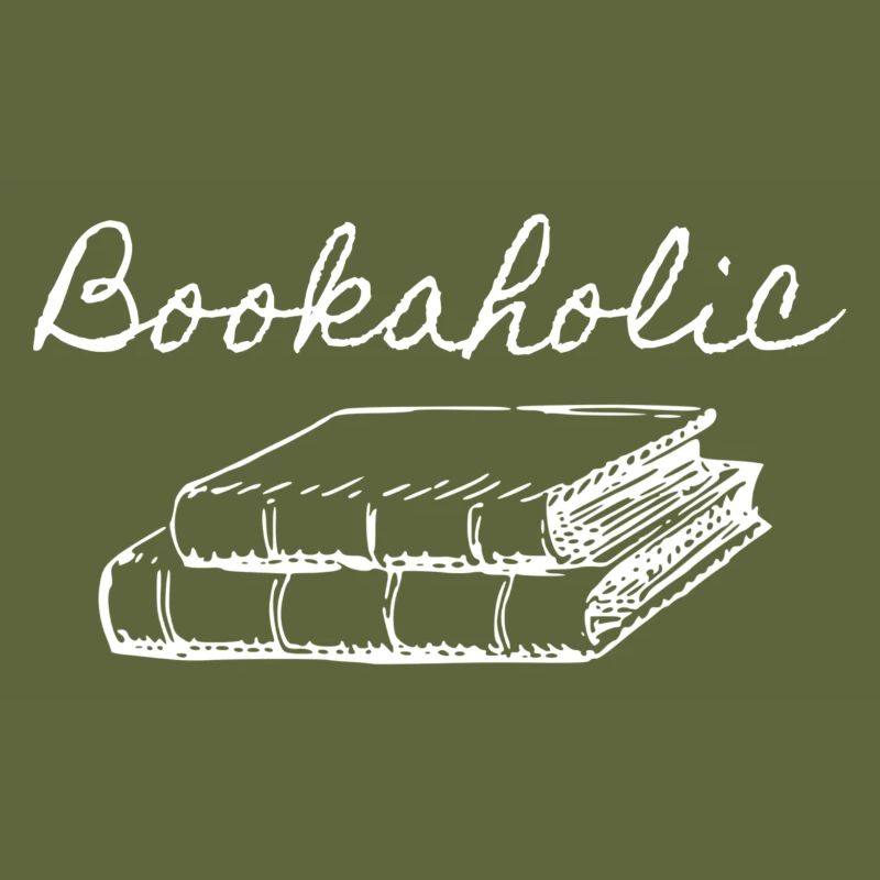 bookaholic white