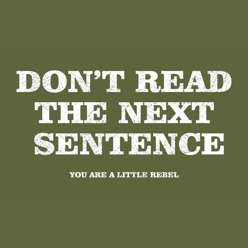 don't read