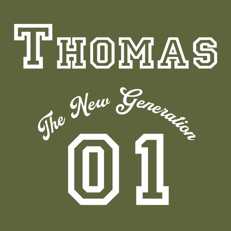 First name Thomas - white