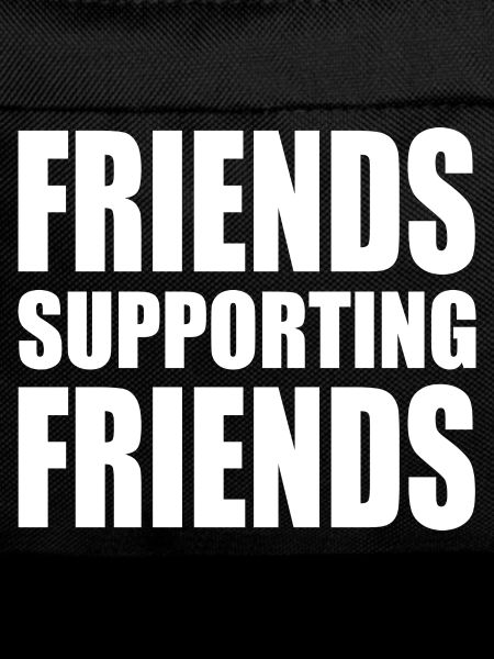 friends supporting friends