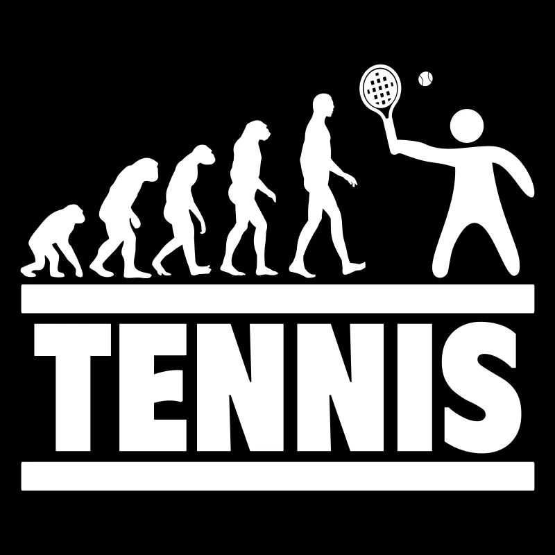 Tennis evolution: From human to tennis player