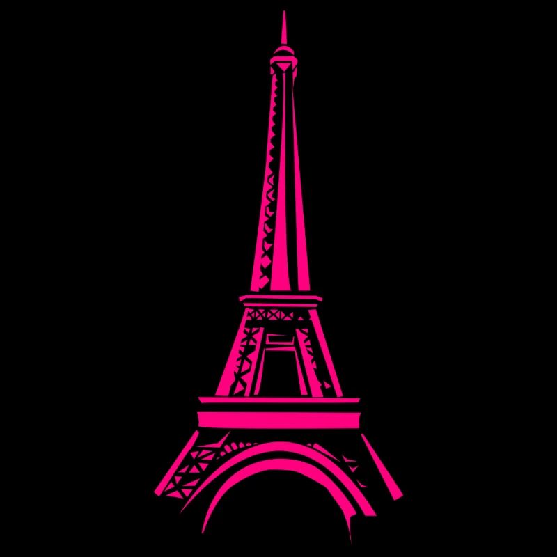 Pink Eiffel Tower