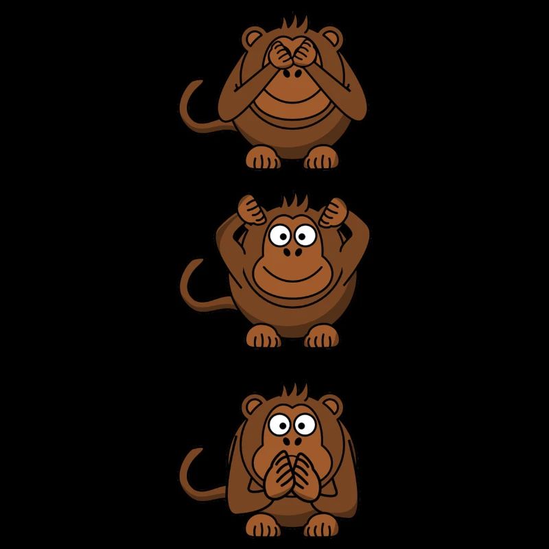 3 monkeys