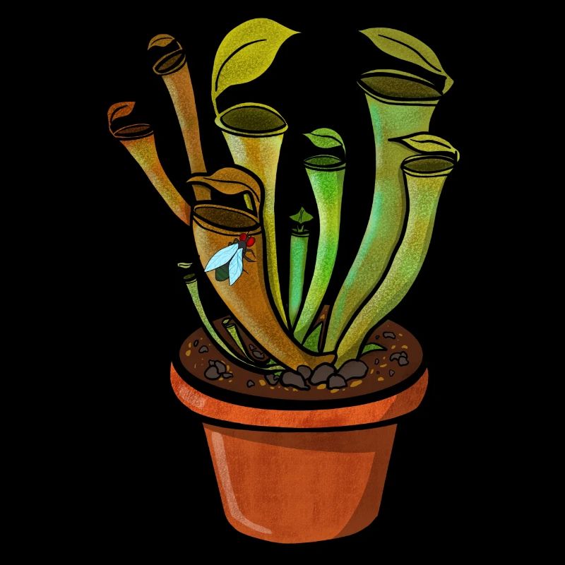 Carnivorous plant lures fly