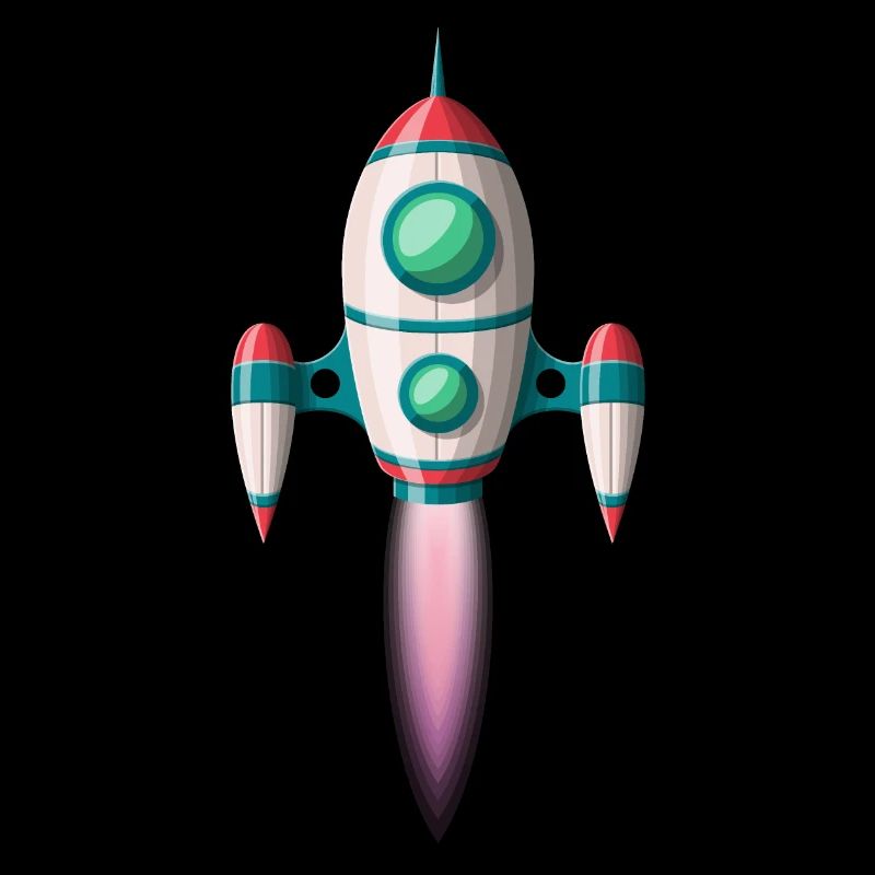 Startende Rakete