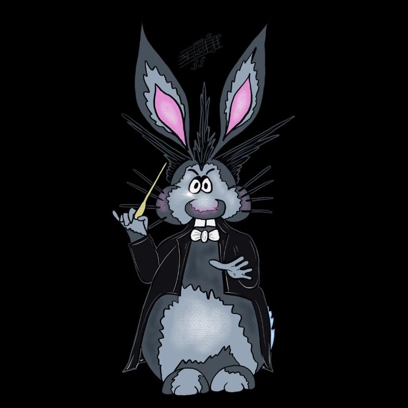 Herbert der Hase als Dirigent