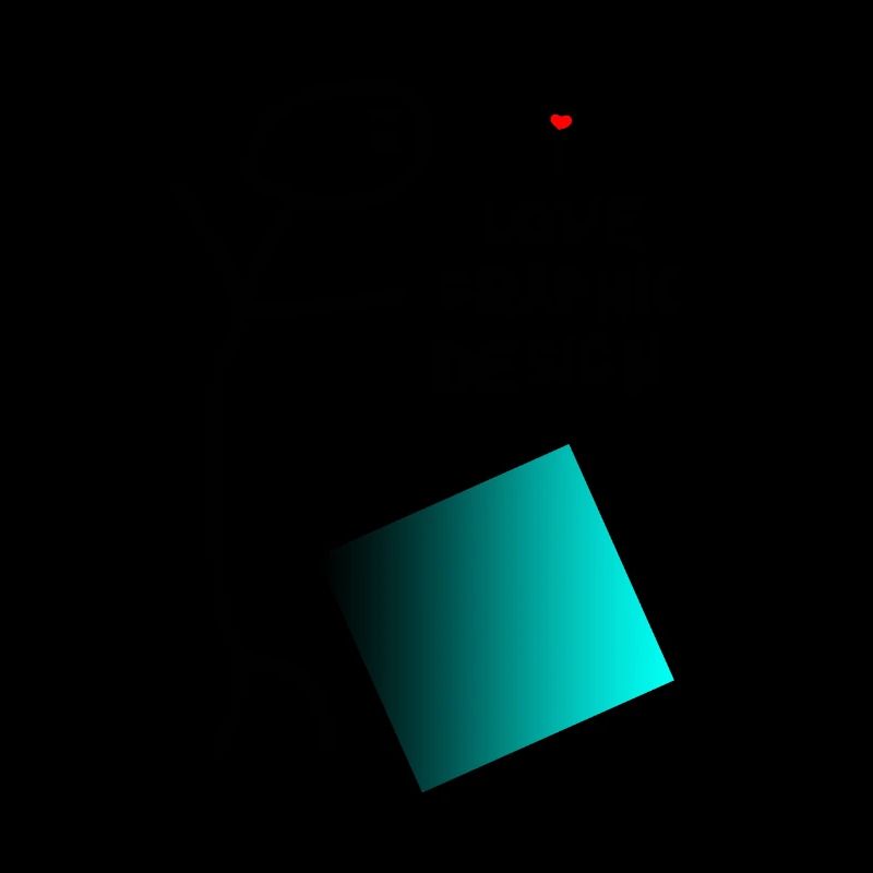 I love graphic design