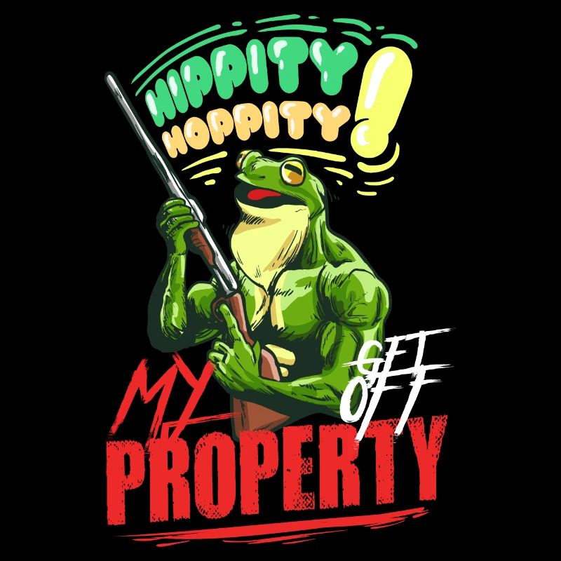 Funny Frog Meme Hippity Hoppity Gift for