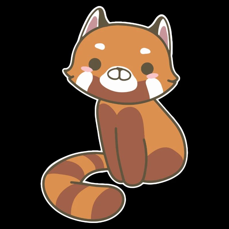 Panda rouge