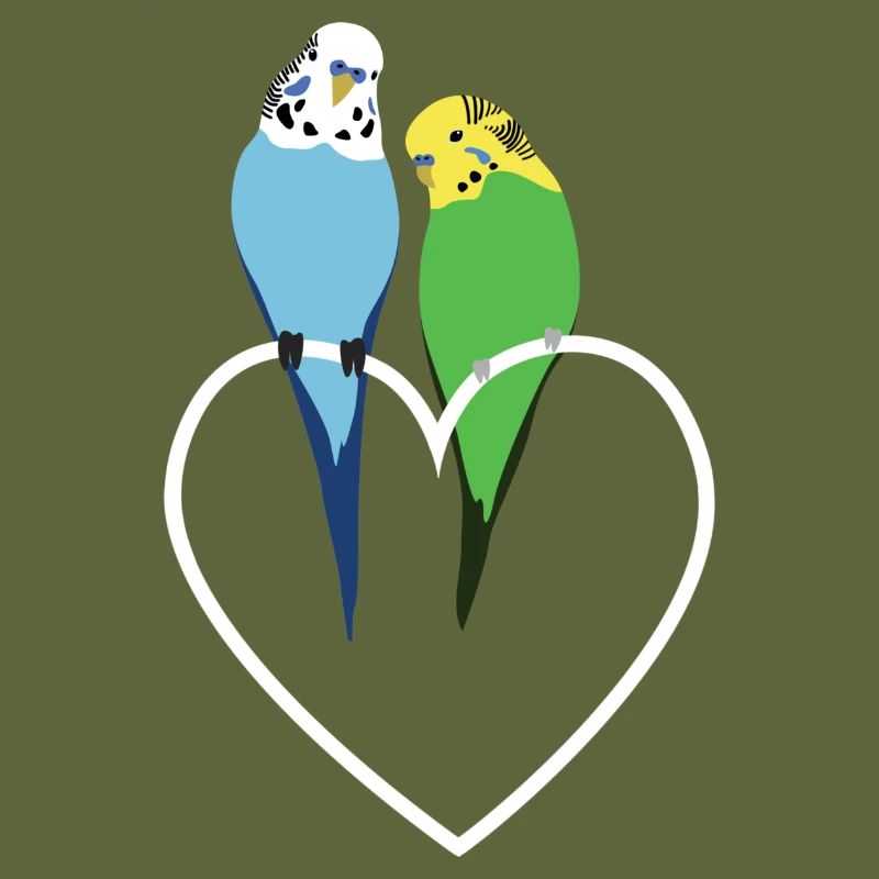 Budgerigar Heart