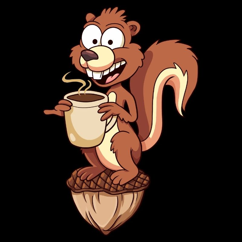 Benno the Squirrel (mit Eichel)