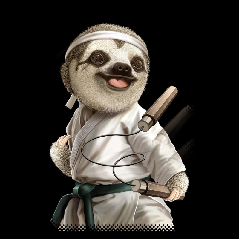 KARATE SLOTH2 copie