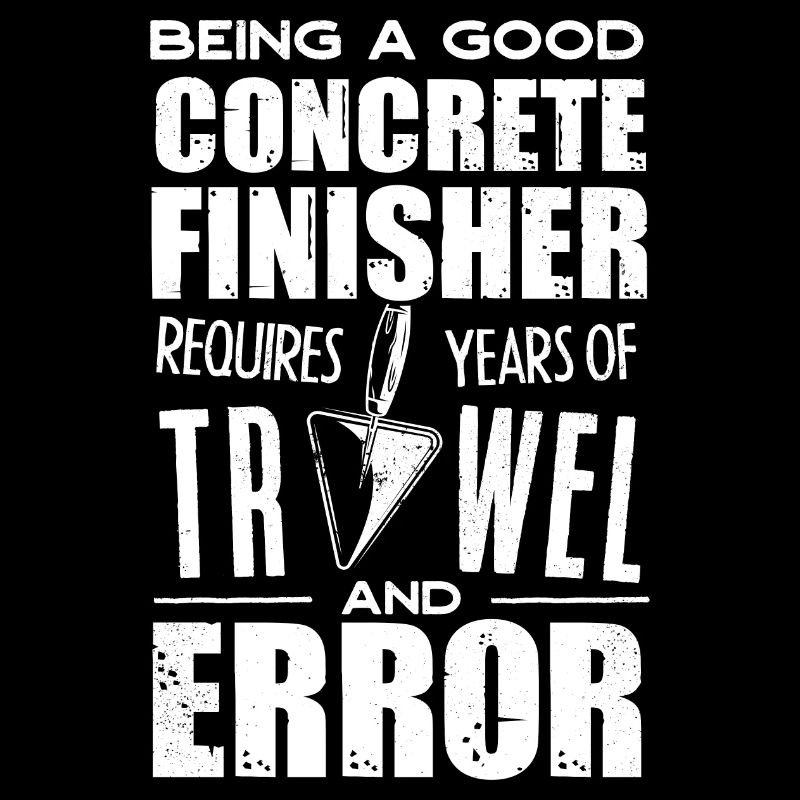 Concrete Finisher Concrete Mixer Trowel and Error