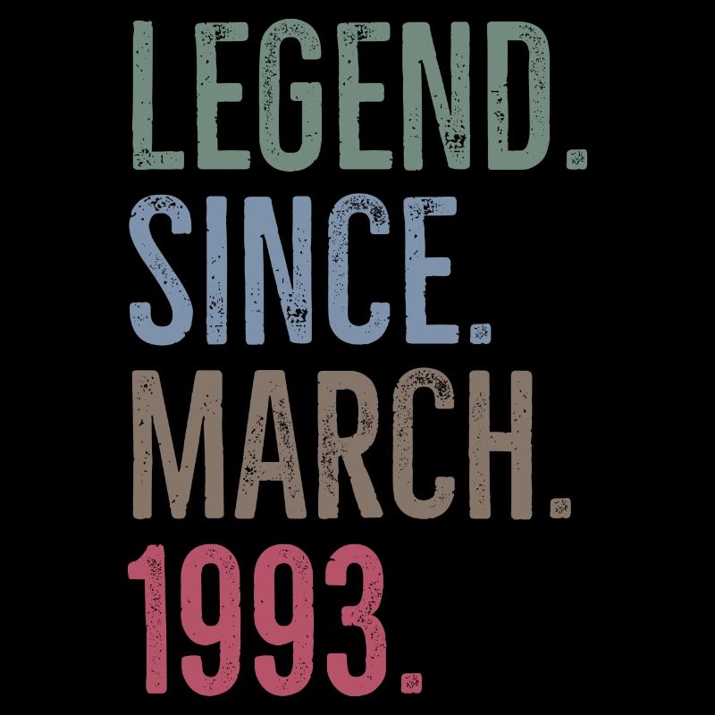 Legend Since March 1993