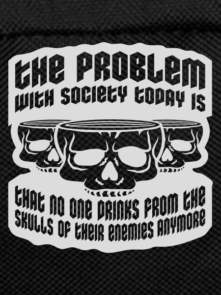 drinks from enemies skulls