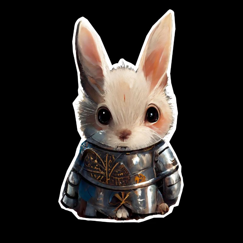 Cute Rabbit Knight Hase