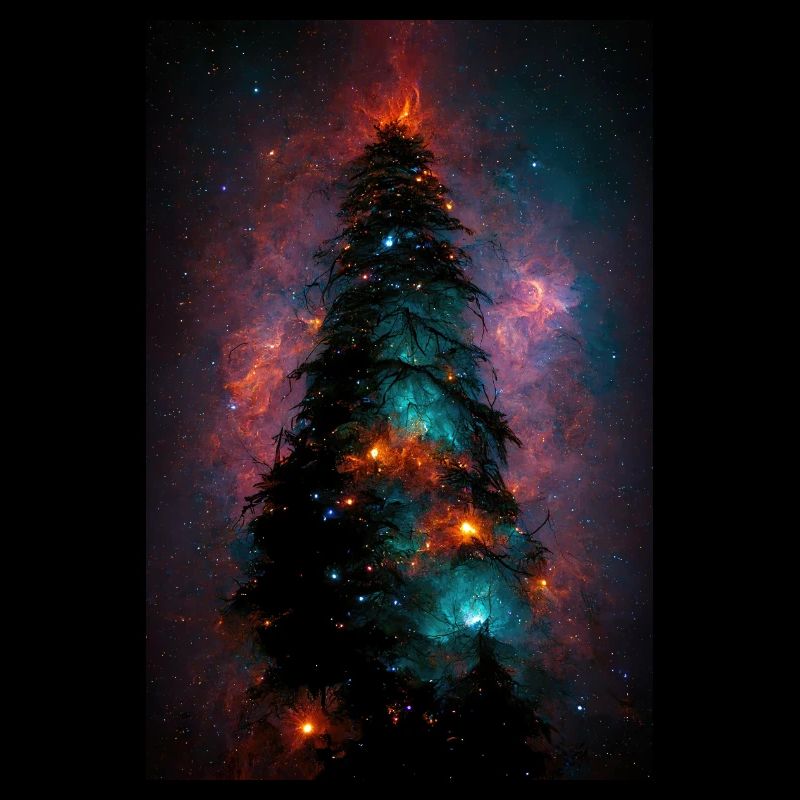 Christmas Tree in the Stars