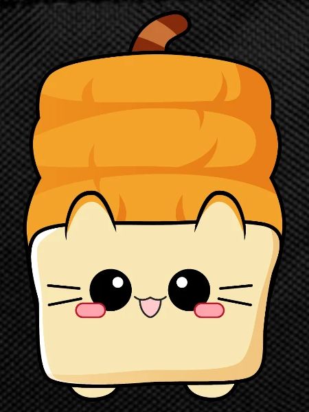 Toast Cat Kitty Bread Cat